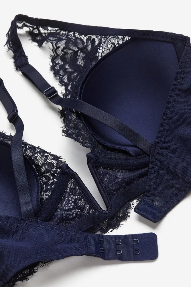 Padded Underwire Lace Bra