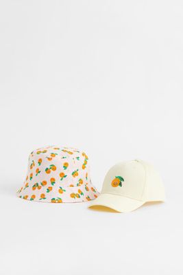 2-piece Cap and Bucket Hat Set