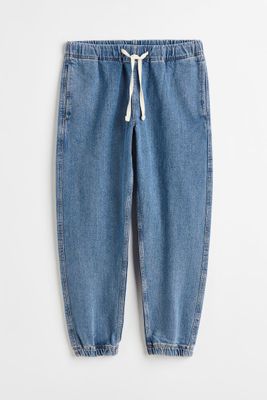 Relaxed Denim Joggers