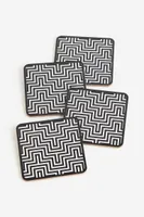 4-pack Graphic-print Coasters