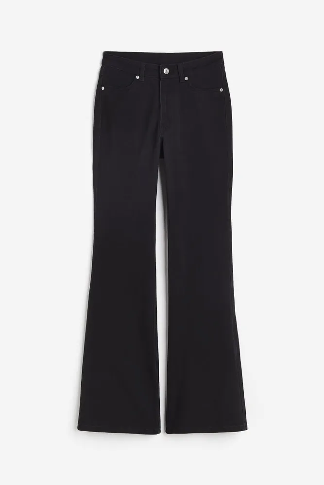 Flared Twill Pants