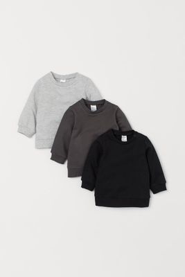 3-pack Cotton Sweatshirts