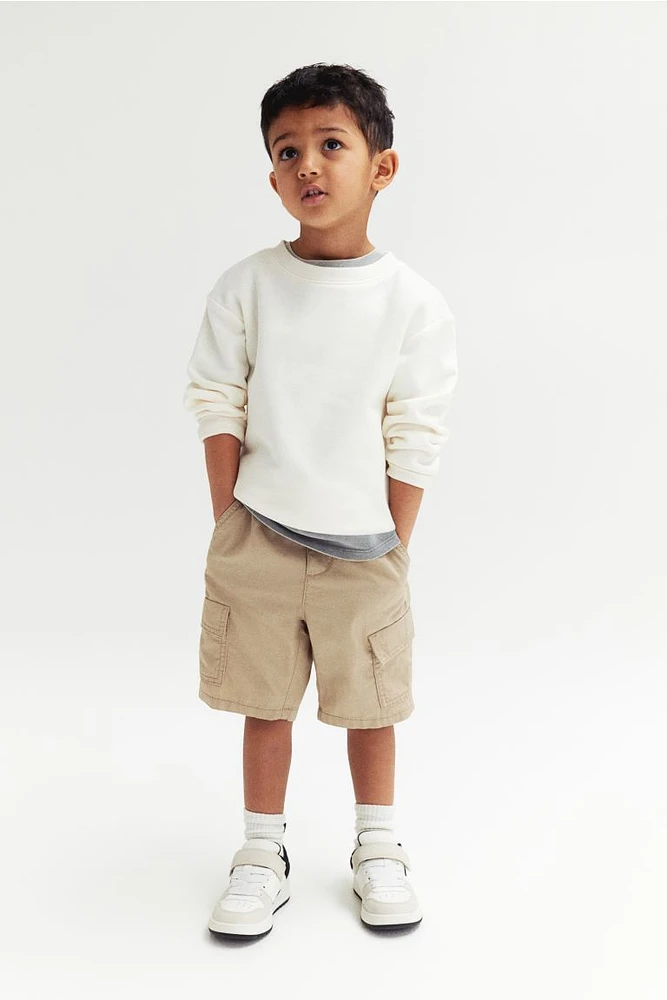 Twill Cargo Shorts