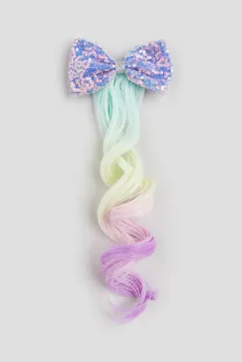 Hair Clip with Hair Extensions