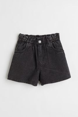 Relaxed Fit Twill High Shorts