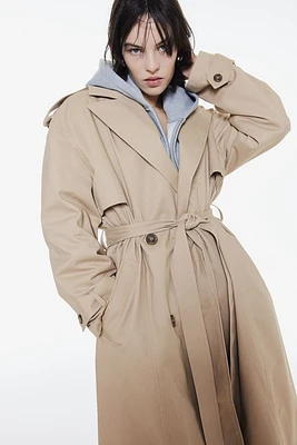 Twill Trench Coat