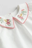 Embroidered-motif Dress