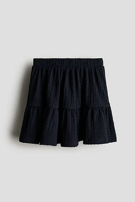 Crinkled Jersey Skirt