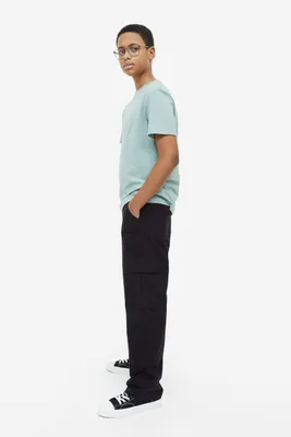 Pantalon cargo en coton
