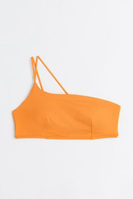 One-shoulder Padded Bikini Top