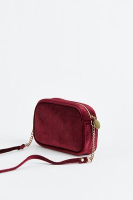 Velvet Shoulder Bag