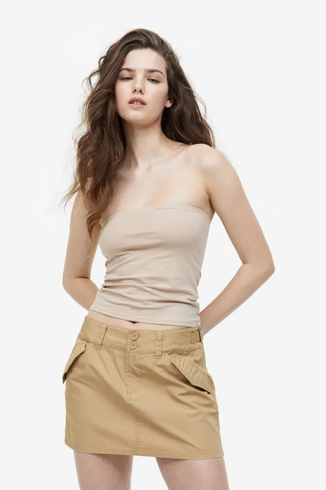Low-waist Utility Skirt