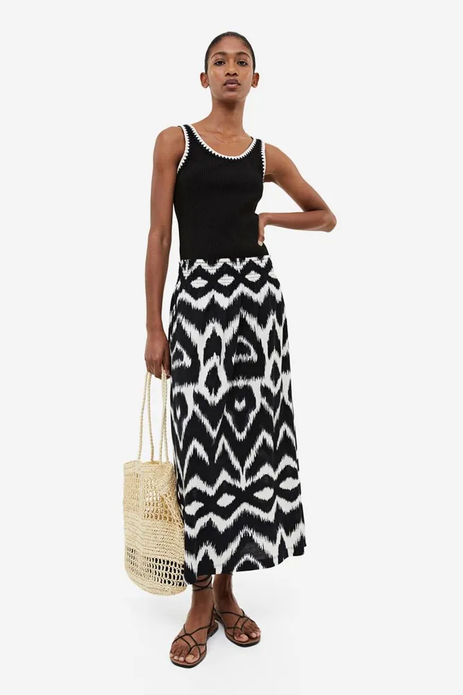 H&M Modal-blend Skirt | MainPlace Mall