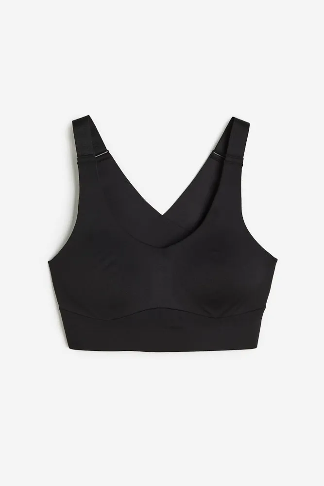 H & M - DryMove™ Medium Support Sports bra - Black