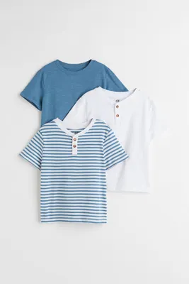 3-pack Henley Shirts