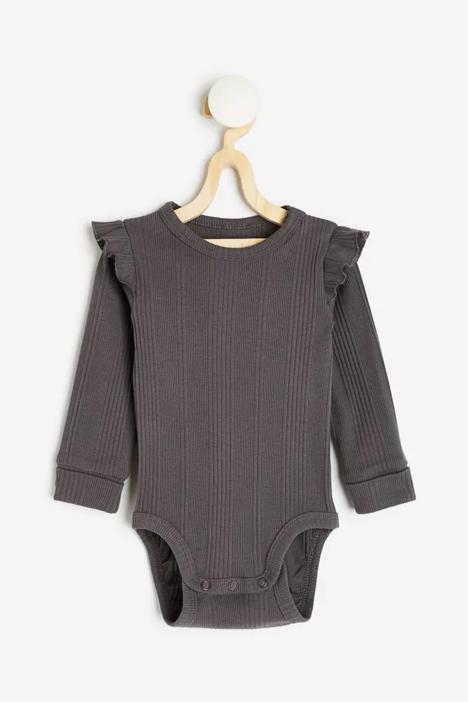 H&M 2-pack Ribbed Cotton Bodysuits