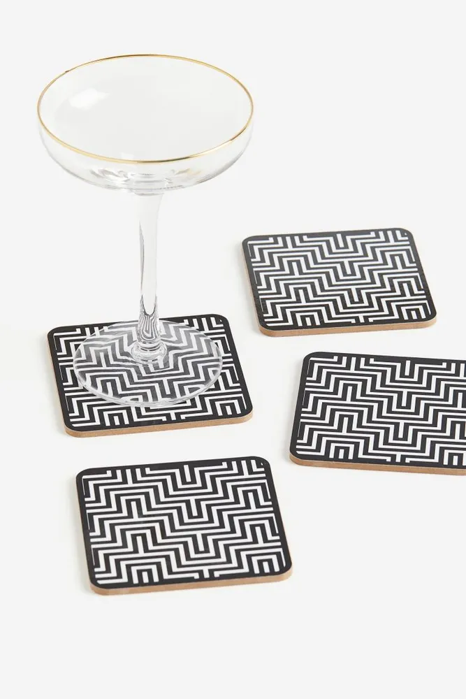 4-pack Graphic-print Coasters