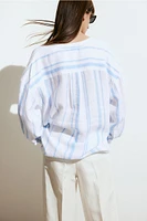 Linen Pullover Shirt