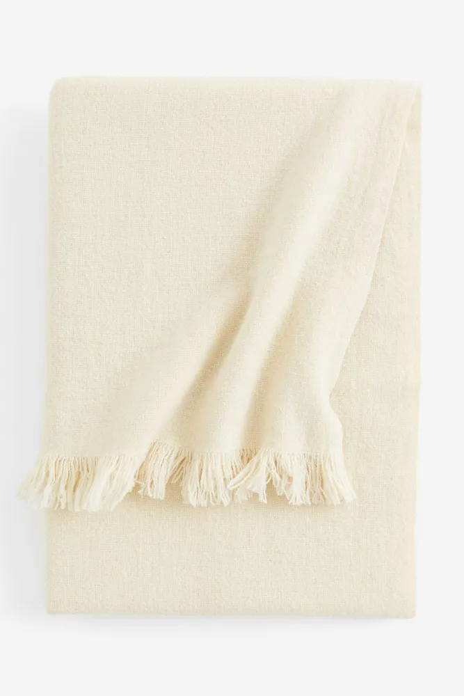 Wool-blend Throw