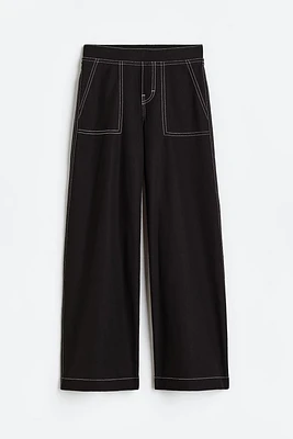 Wide-leg Pants