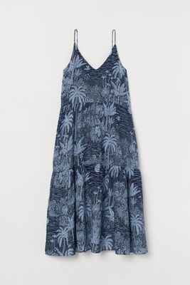 Cotton-blend Maxi Dress