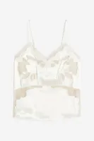 Lace-trimmed Camisole Top