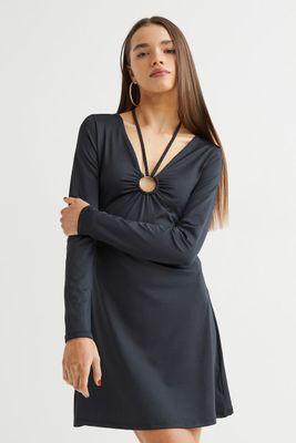 V-neck Dress