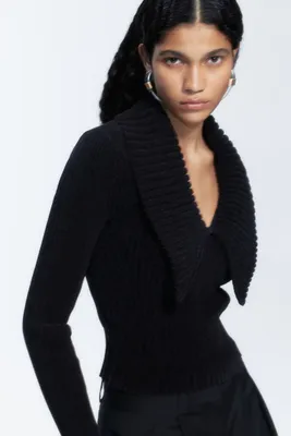 Chenille Chelsea-collar Sweater