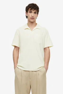 Regular Fit Terry Polo Shirt