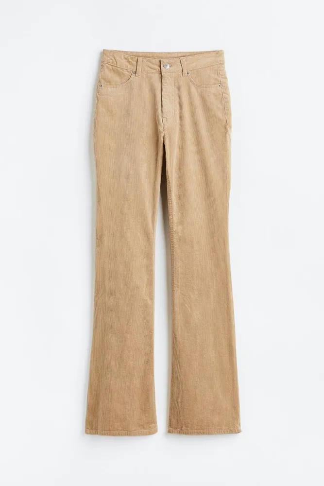 H&M Flared Corduroy Pants