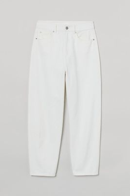 Ankle-length Twill Pants