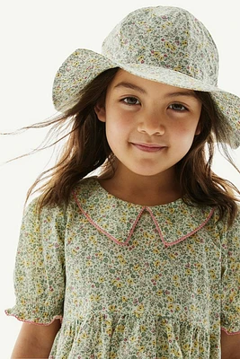 Floral-patterned Sun Hat