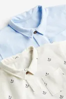2-pack Piqué Polo Shirts