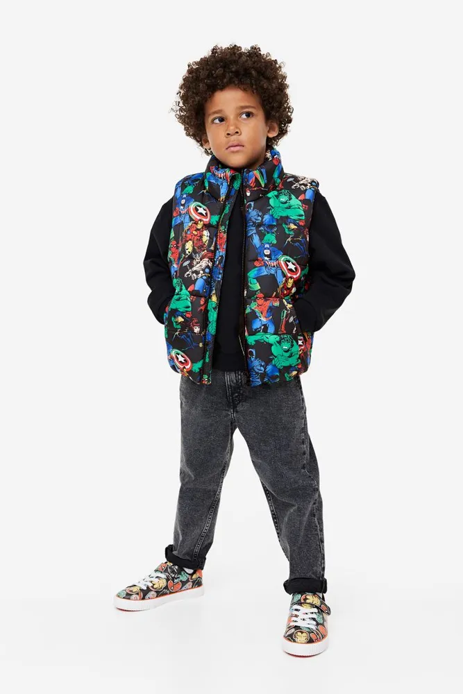 Printed Puffer Vest