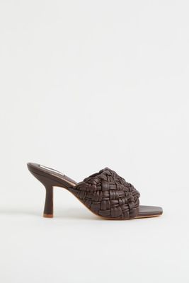Leather Slip-on Sandals