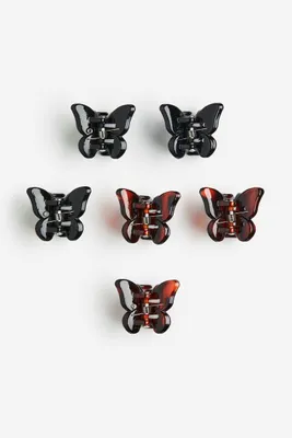 6-pack Butterfly-shaped Hair Claws