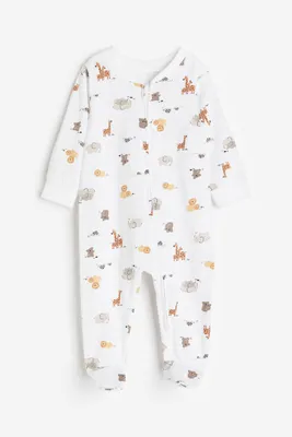 Pajama Jumpsuit with Covered Feet