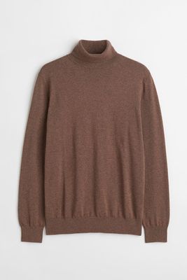 Slim Fit Fine-knit Turtleneck Sweater