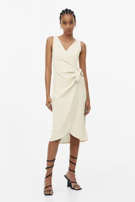 V-neck Wrap Dress