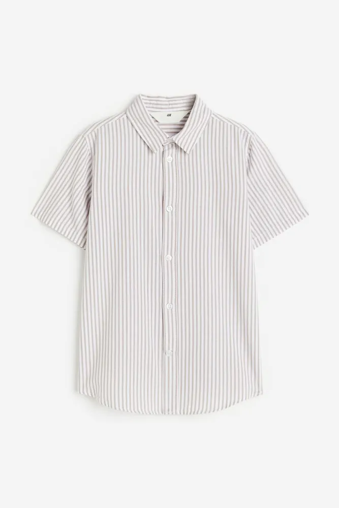 Short-sleeved Cotton Shirt