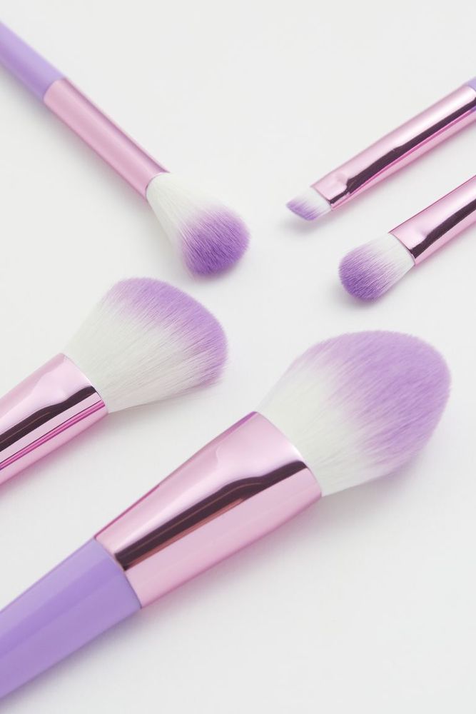 5-pack Makeup Brushes for Eyes and Face