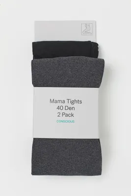 MAMA Lot de 2 collants 40d
