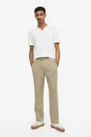 Regular Fit Linen-blend Pants