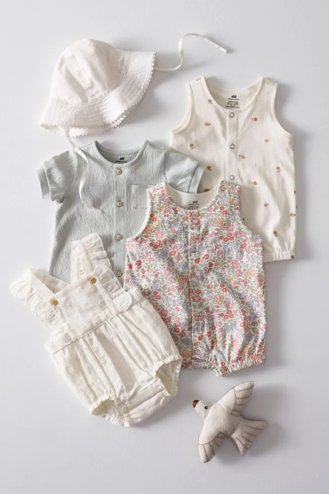Cotton Overall Shorts