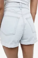 High Waist Denim Shorts