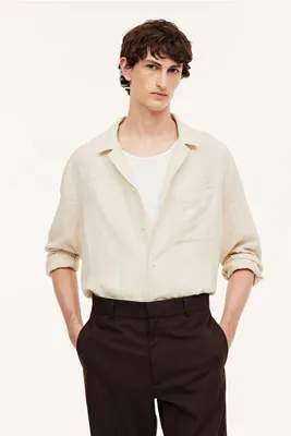 Chemise Regular Fit avec col cubain