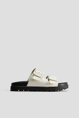 Chunky Two-strap Sandals