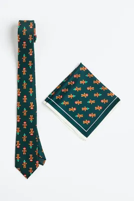 2-piece Tie and Handkerchief Set