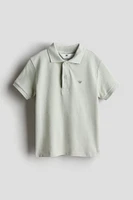 Cotton Pique Polo Shirt