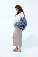 MAMA Cotton Jersey Skirt
